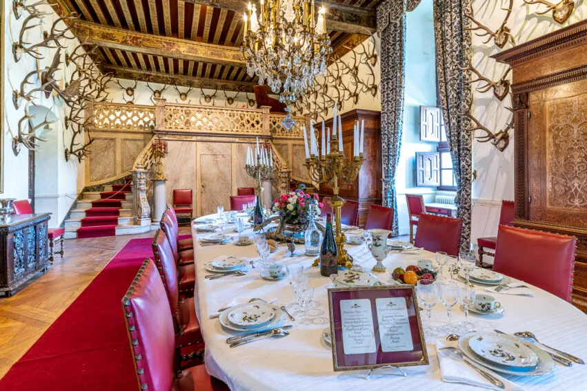 Chateau de Brissac, la salle a manger