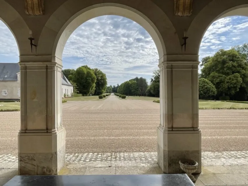 L&rsquo;allée de Chambord vue de la Facade Nord