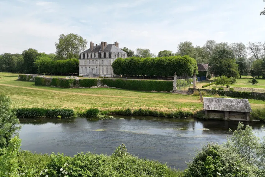 Vue façade ouest – Château de Meslay