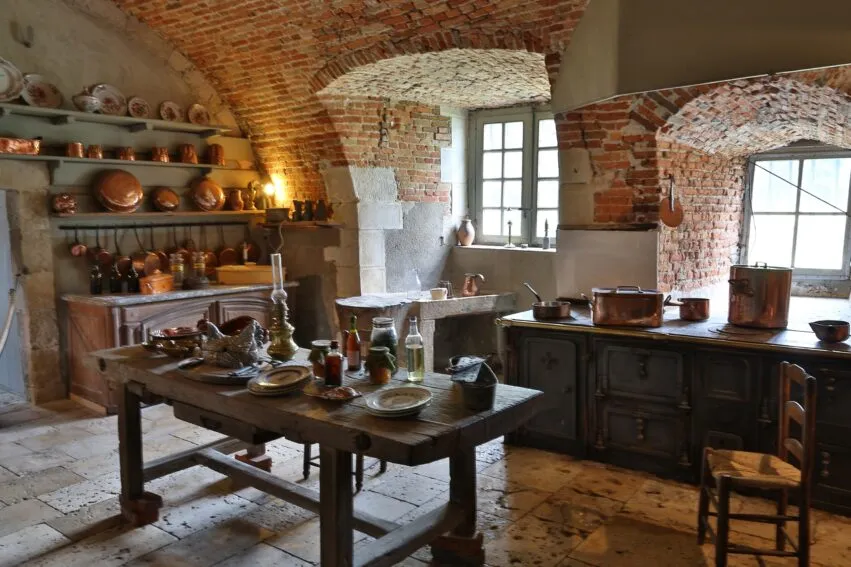 La Bussière – château – Cuisine