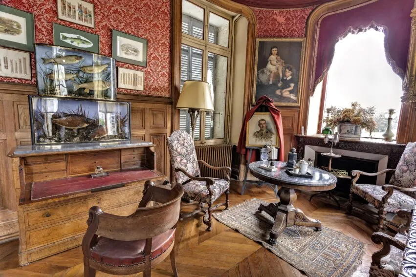 La Bussière – château – salon