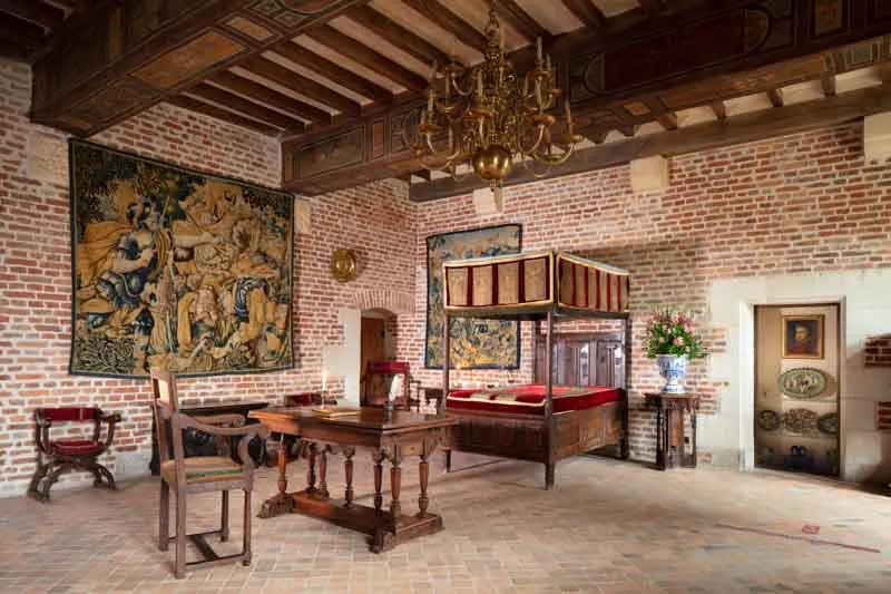 La chambre de Marguerite de Navarre | Château du Clos Lucé – Parc Leonardo da Vi