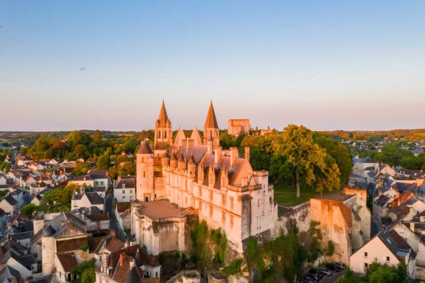 Logis royal de Loches – vue aérienne – Loic Lagarde 2020 – 01
