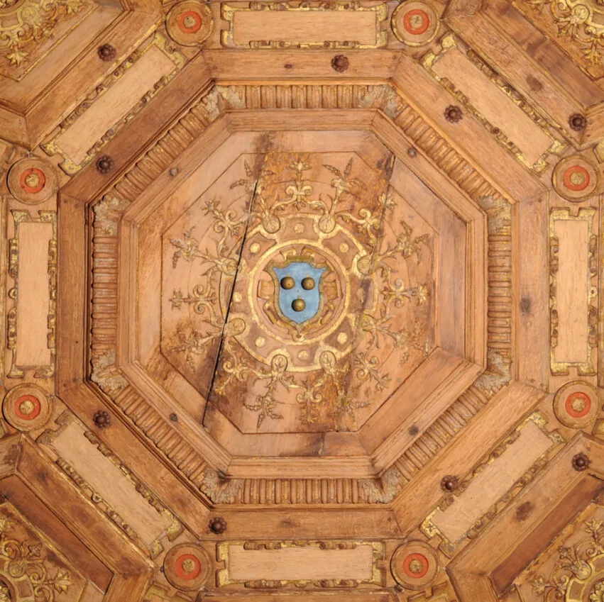 Studiolo -cabinet des Grelots- le plafond