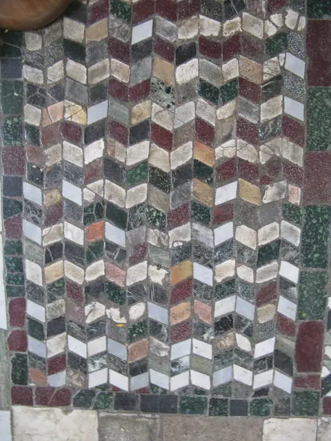 abbaye fleury pavement