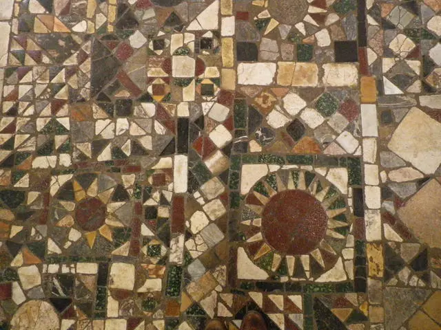 abbaye fleury pavement01