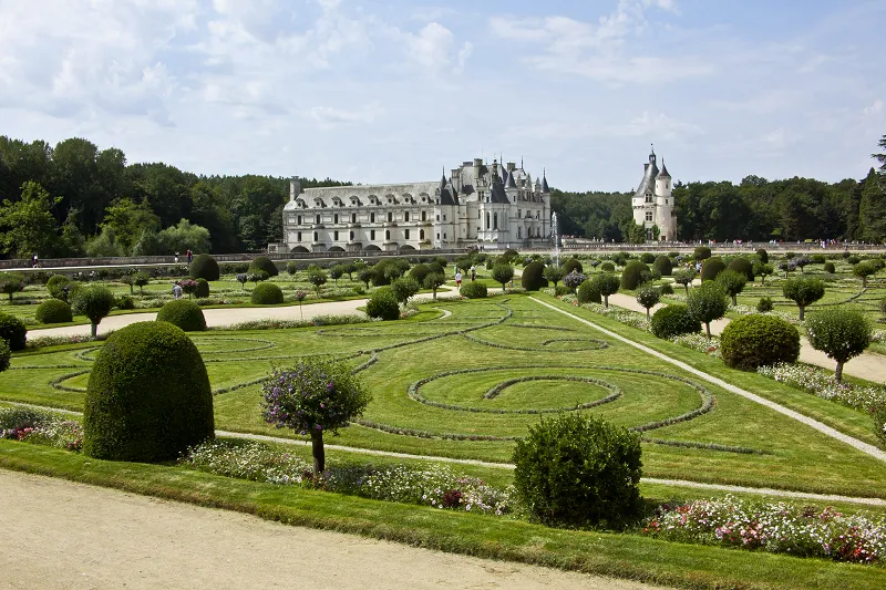 Une escapade familiale au cœur des châteaux de la Loire 5 Château de Chenonceau - Le jardin de Diane de Poitiers