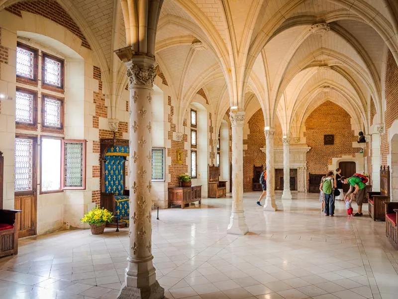 Salle du conseil – Château royal d&rsquo;Amboise, France.
